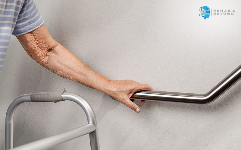 Grab bars for stroke patients