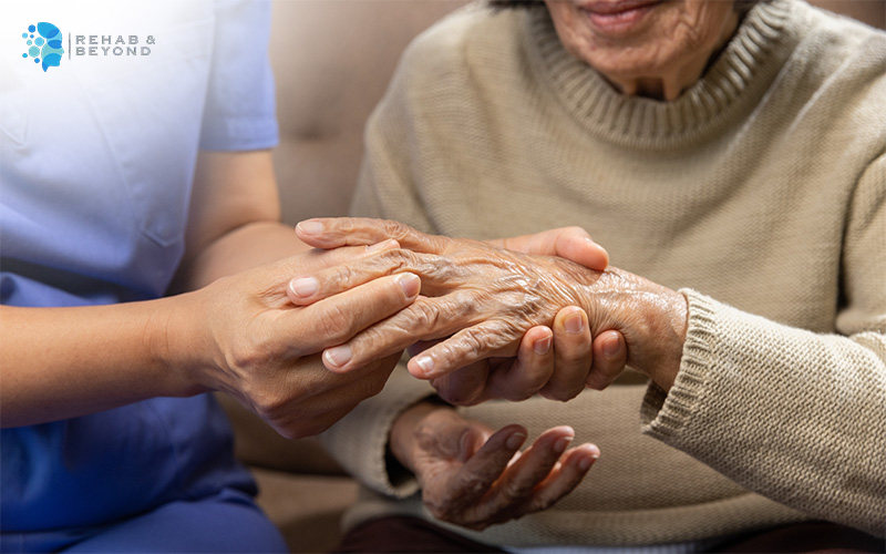 physiotherapy for senior's hand